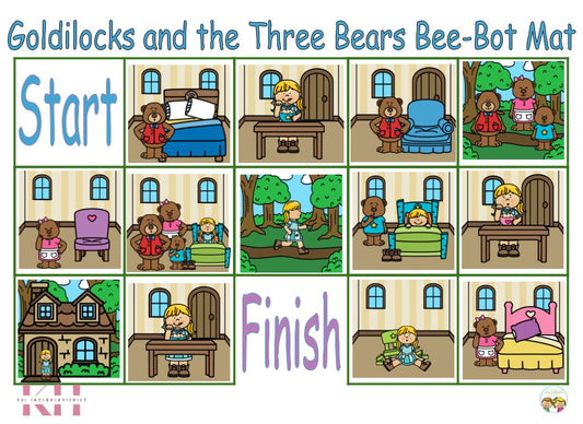 Goldilocks and the Three Bears Bee-Bot Mat