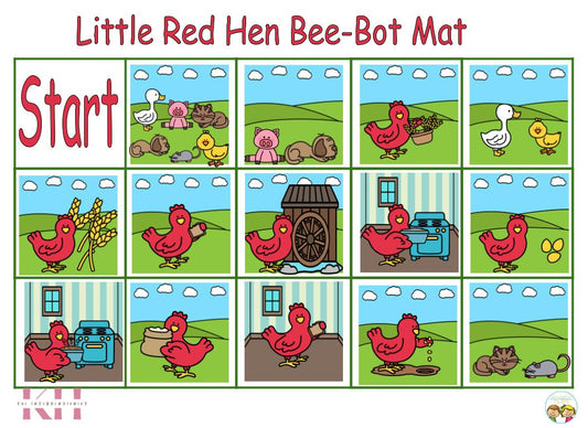 Little Red Hen Bee-Bot Mat