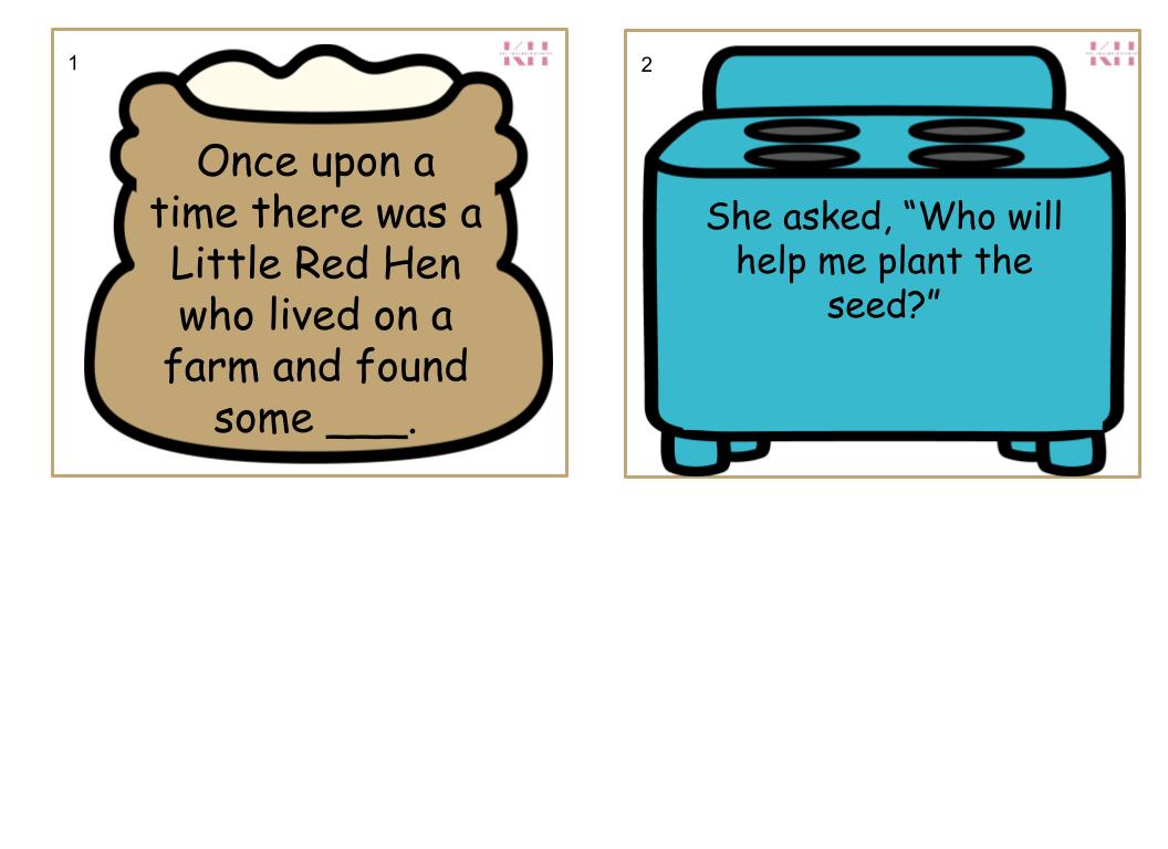 Little Red Hen Bee-Bot Mat