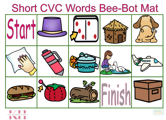 Short CVC Bee-Bot Mat