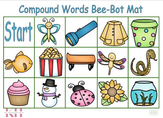 Compound Words Bee-Bot Mat