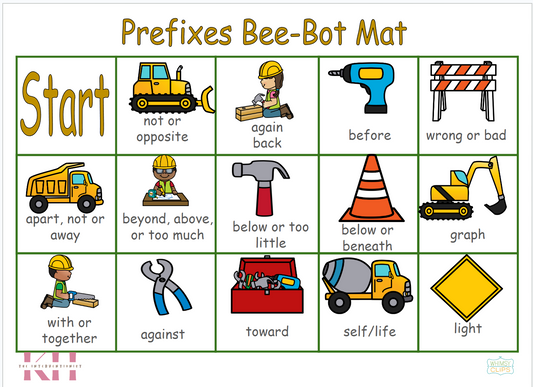 Prefixes Bee-Bot Mat