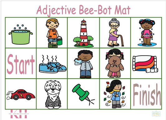 Adjectives Bee-Bot Mat