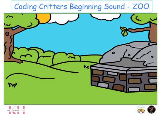 Coding Critter Mat - Zoo Beginning Sounds