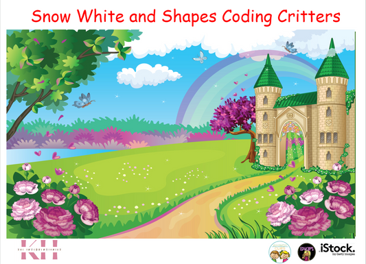 Miss White and the 9 Shapes Coding Critter Mat