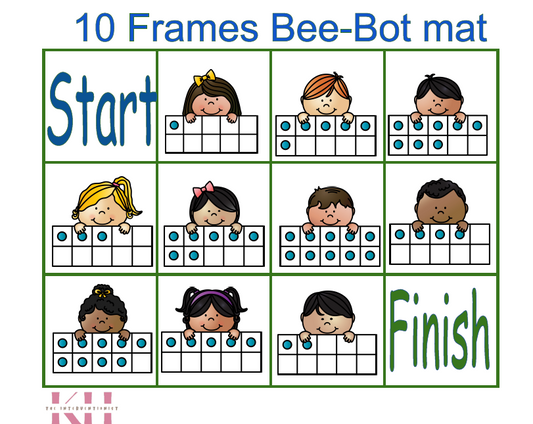 10 Frames Bee-Bot Mat