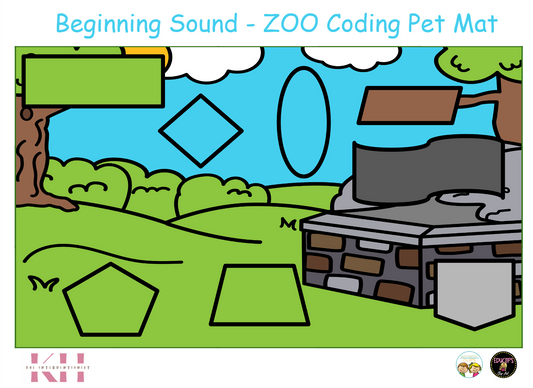 Zoo Beginning Sounds - Coding Go Pet Mat