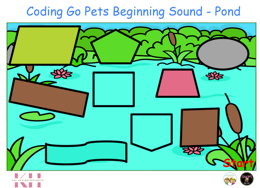 Pond - Beginning Sound Coding Go Pets Mat