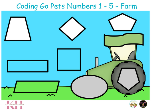 Farm Numbers 1-5 Coding Go Pets