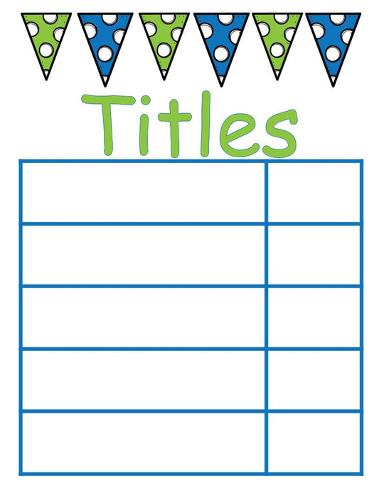 Titles Workable Chart