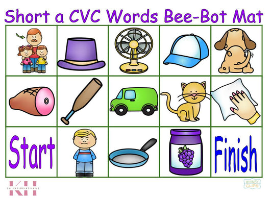 Short "a" Bee-Bot Mat